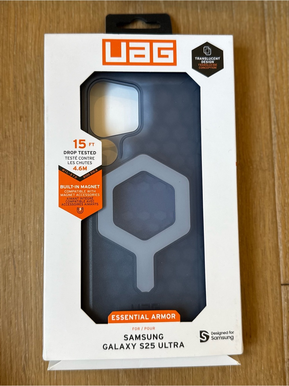 New UAG Urban Armor Gear Essential Armor Samsung Galaxy S25 Ultra Blue Case